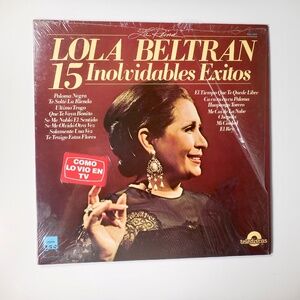 Lola Beltran La Reina LP Vinyl 15 Inolvidables Exitos Como Lo Vio En TV Spanish